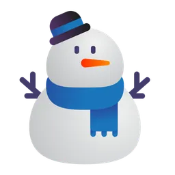 Free Muñeco de nieve Emoji Icono