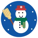 Free Muneco De Nieve Navidad Invierno Icono