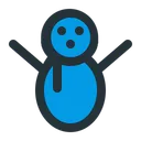 Free Nieve Muneco De Nieve Navidad Icon