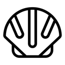 Free Muschel  Symbol