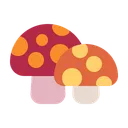 Free Mushroom Plant Autumn Icon