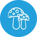 Free Mushroom Food Thanksgiving Icon