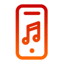 Free Music Smartphone Device Icon