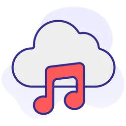 Free Music cloud  Icon