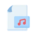 Free Music Document  Icon
