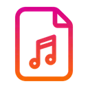 Free Music File File Music Icon