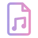 Free Music File Document Audio Icon