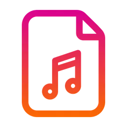 Free Music File  Icon