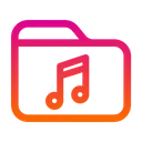 Free Music Folder Folder Music Icon