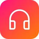 Free Music Headphone Song Icon