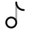 Free Music Note  Icon