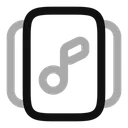 Free Music Note Slider  Icon