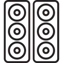 Free Music System Speaker Speaker Box Icon