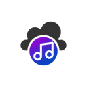 Free Music Web Cloud Music Online Music Icon