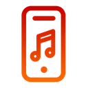 Free Musica Telefono Inteligente Dispositivo Icon