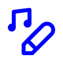 Free Edicion De Musica Escritura Audio Icono