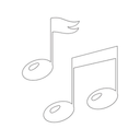 Free Musical Notes Mexico Celebration Icon