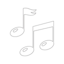Free Musical Notes Mexico Celebration Icon