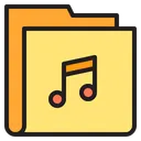 Free Music Entertainment Folder Icon