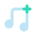 Free Musik hinzufügen  Symbol