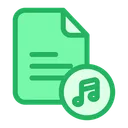 Free Musique Document Fichier Musical Icon