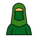 Free Muslim Woman Ramadan Hijab Icon