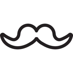 Free Mustache  Icon
