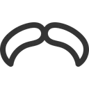 Free Mustache Anatomy Body Icon