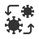 Free Mutacao De Virus Coronavirus Virus Ícone