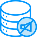 Free Mute Database Mute Sound Icon