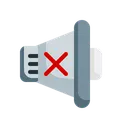 Free Flat Mute Silent Icon