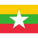 Free Myanmar Flag Country Icon