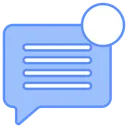 Free Nachricht Kommunikation Chat Symbol