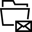 Free Nachrichtenordner  Symbol