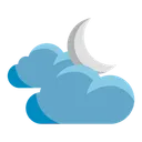 Free Mond Nacht Wolke Symbol