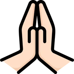 Free Namaste Hand  Icon