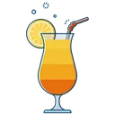 Free Naranja Jugo Bebida Icon