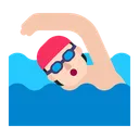 Free Nadando Plano Ligero Icono