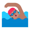 Free Natacion Plana Media Icono