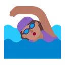 Free Natacion Plana Media Icono