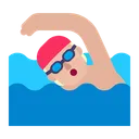 Free Natacion Plana Media Ligera Icono