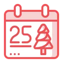 Free Natale Giorno Calendario Icon