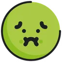 Free Emoticon Emoji Nauseated Icon