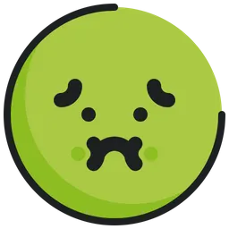 Free Nauseated Emoji Icon