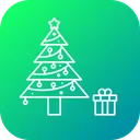 Free Navidad Arbol Pino Icono