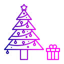 Free Navidad Arbol Pino Icono