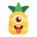 Free Ananas Emoji Necken Symbol