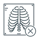 Free Rontgen Brustkorb Rippe Symbol