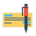 Free Negocios Carta Documento Ícone