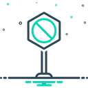 Free Neither Forbidden Sign Icon